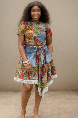 Robe Ankara & Jean_by_fistyle  A